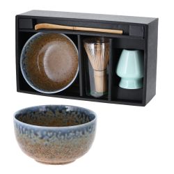 DAIDAIIRO MATCHA TEA SET - set preparare matcha - 4 piese in cutie cadou