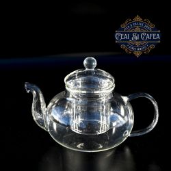 Ceainic cu sita si capac de sticla termorezistenta KAN DAO CHA - 0.6L