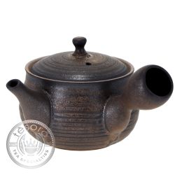 Ceainic stil japonez  Yokode Kyūsu – stil Tokoname Yakishime - SHINKI NO KAGAYAKI (Stralucirea Zorilor)