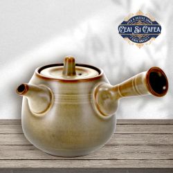 Kyusu „Kage” – ceainic în stil japonez, 220 ml, ceramică emailată