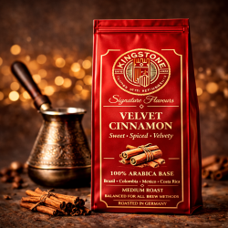 Velvet Cinnamon - Cafea 100% Arabica cu Aromă de Scorțișoară