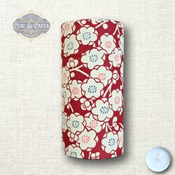 Rouge Fleurs Blanches – Cutie Japoneză pentru Ceai cu Dublă Închidere, 200 g