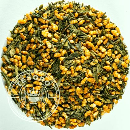 Genmaicha - Ceai Japanese Style cu Orez Copt | Delicat și Aromat