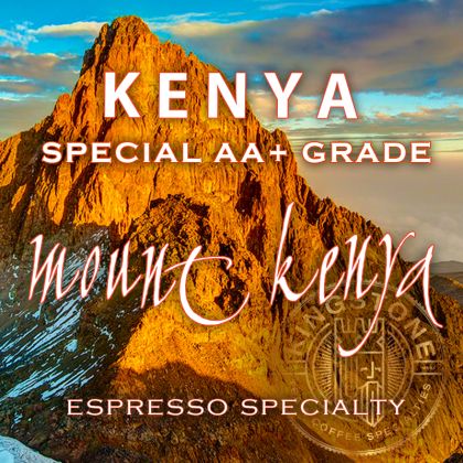 ESPRESSO MOUNT KENYA  AA+ GRADE - Cafea de specialitate - boabe sau macinata