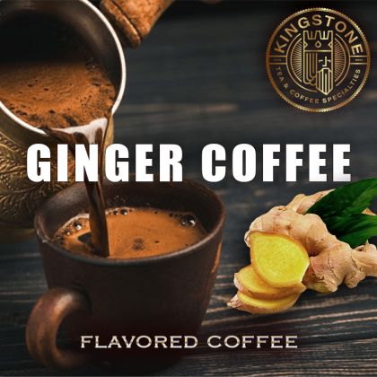 Ginger Coffee - Cafea 100% Arabica cu Aromă Naturală de Ghimbir | Gust Festiv și Răsfăț - boabe sau macinata