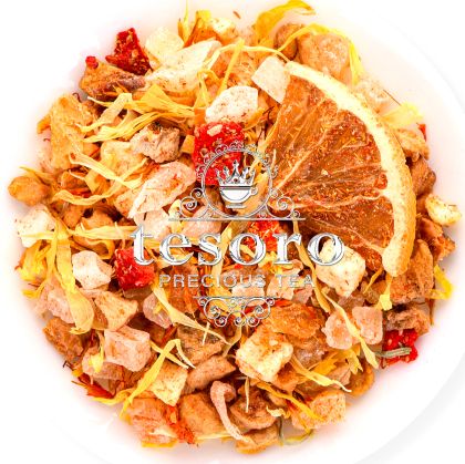 Golden Mango - ceai de mango cu capsuni si ananas