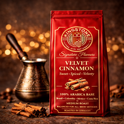 Velvet Cinnamon - Cafea 100% Arabica cu Aromă de Scorțișoară