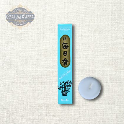 Bețișoare Parfumate Japoneze Nippon Kodo Morning Star Gardenia – 50 bucăți cu suport