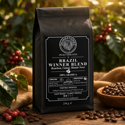 Punga de Brazilia Winner Blend Coffee – Cafea de specialitate, echilibrată, cremoasă, cu note dulci și fructate