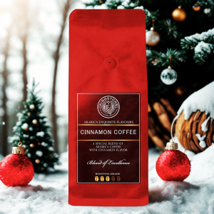 Cinnamon Coffee - Cafea 100% Arabica cu Aromă de Scorțișoară | Gust Festiv și Răsfăț - boabe sau macinata