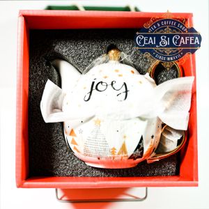  Ceainic cu ceașcă, Tea For One, JOY - LINEA GOLD - 380ml