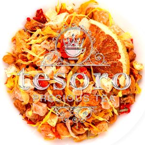 Golden Mango - ceai de mango cu capsuni si ananas