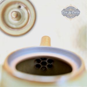 Kyusu „Kage” – ceainic în stil japonez, 220 ml, ceramică emailată