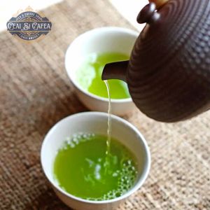 Original Matcha Iri Genmaicha Maru – Ceai Verde Japonez Sencha cu Orez Prăjit și Matcha